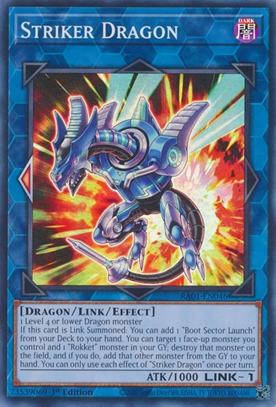 Striker Dragon (Super Rare) [RA01-EN046-SuR]