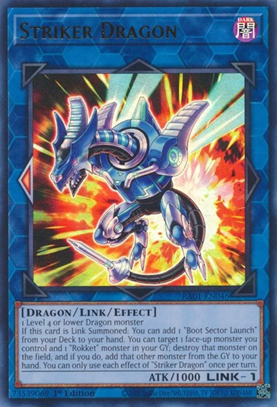 Striker Dragon (Ultra Rare) [RA01-EN046-UR]