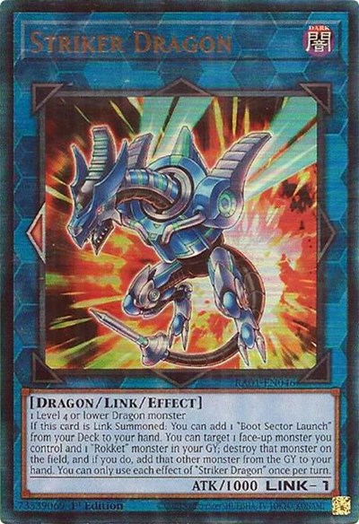 Striker Dragon (Prismatic Ultimate Rare) [RA01-EN046-PUR]