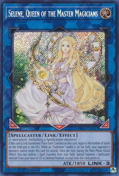 Selene, Queen of the Master Magicians (Secret Rare) [RA01-EN047-SeR]