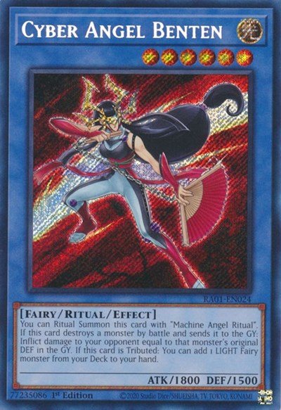 Cyber Angel Benten (Secret Rare) [RA01-EN024-SeR]