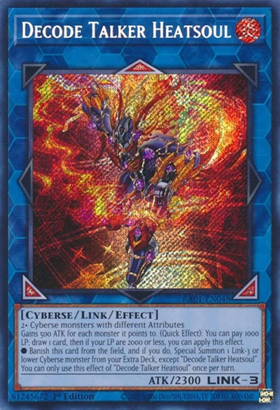 Decode Talker Heatsoul (Secret Rare) [RA01-EN048-SeR]