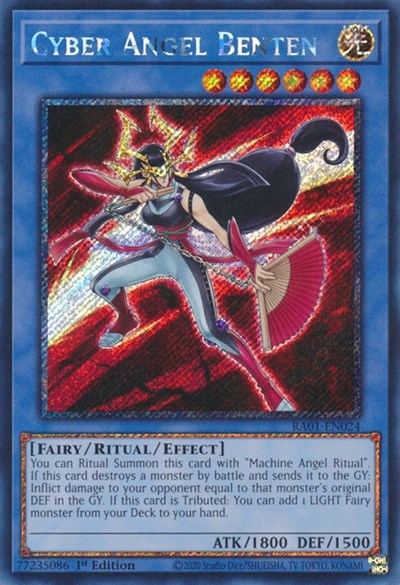 Cyber Angel Benten (Platinum Secret Rare) [RA01-EN024-PlSR]