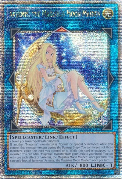 Artemis, the Magistus Moon Maiden (Quarter Century Secret Rare) [RA01-EN049-QCSR]