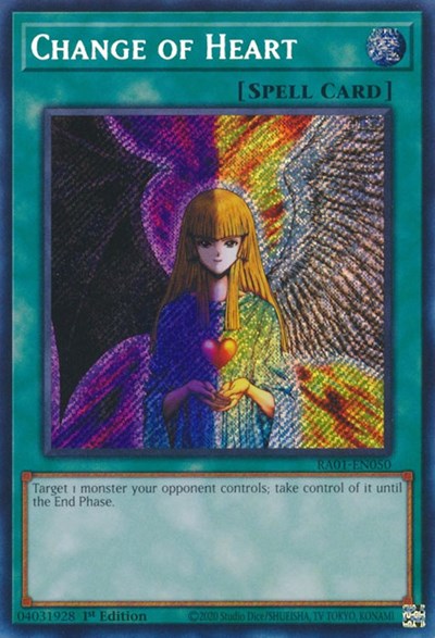 Change of Heart (Secret Rare) [RA01-EN050-SeR]