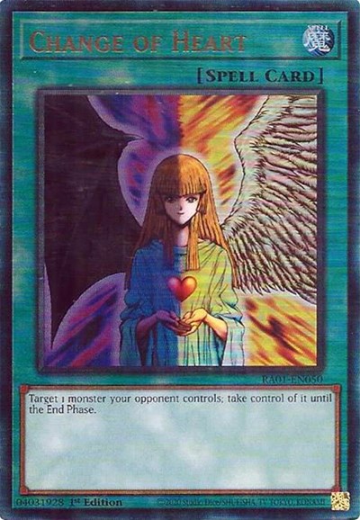 Change of Heart (Prismatic Ultimate Rare) [RA01-EN050-PUR]