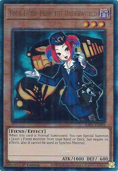 Tour Guide From the Underworld (Prismatic Ultimate Rare) [RA01-EN005-PUR]