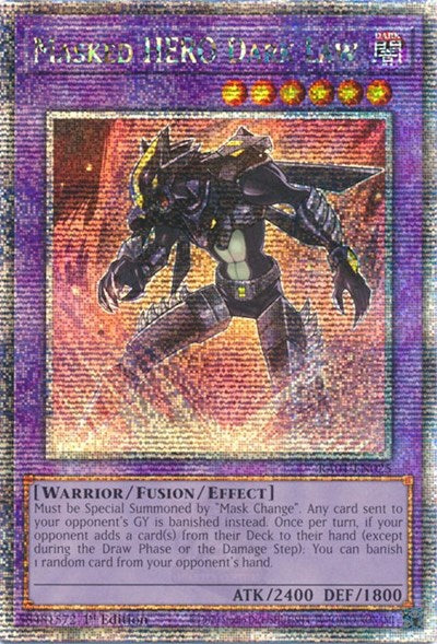 Masked HERO Dark Law (Quarter Century Secret Rare) [RA01-EN025-QCSR]