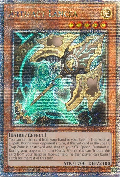 Artifact Lancea (Quarter Century Secret Rare) [RA01-EN006-QCSR]