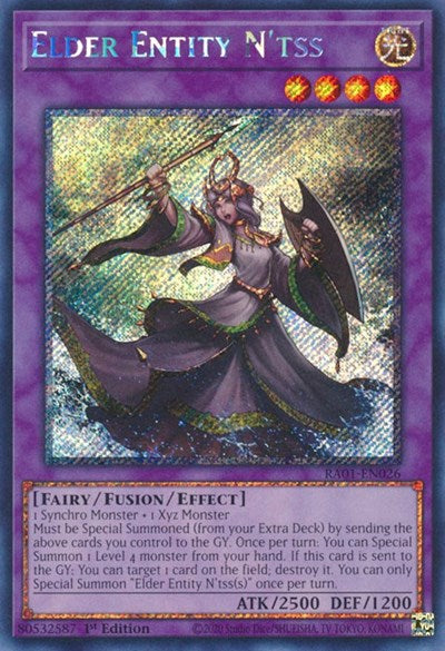 Elder Entity N'tss (Platinum Secret Rare) [RA01-EN026-PlSR]