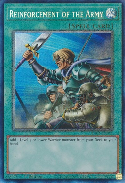 Reinforcement of the Army (Prismatic Collector's Rare) [RA01-EN051-PCR]