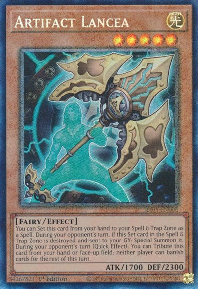 Artifact Lancea (Prismatic Collector's Rare) [RA01-EN006-PCR]