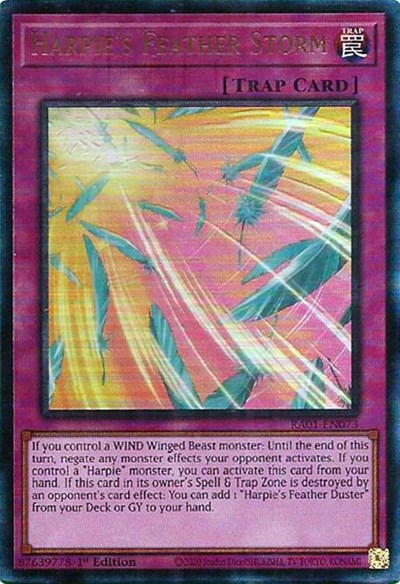 Harpie's Feather Storm (Prismatic Ultimate Rare) [RA01-EN073-PUR]