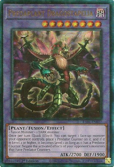 Predaplant Dragostapelia (Prismatic Ultimate Rare) [RA01-EN027-PUR]