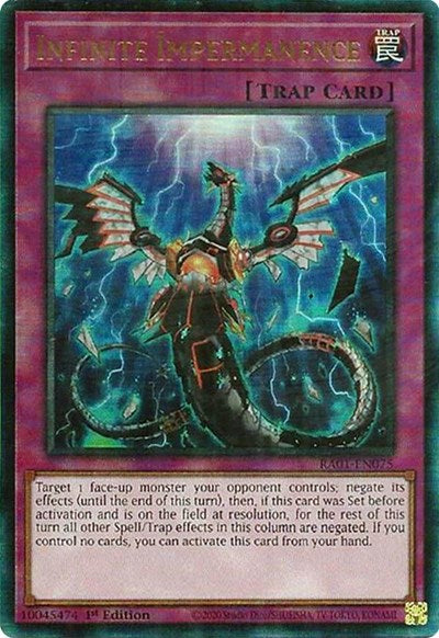 Infinite Impermanence (Prismatic Ultimate Rare) [RA01-EN075-PUR]