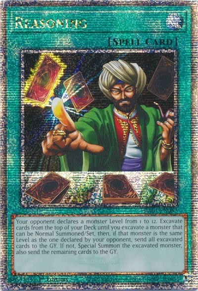 Reasoning (Quarter Century Secret Rare) [RA01-EN052-QCSR]