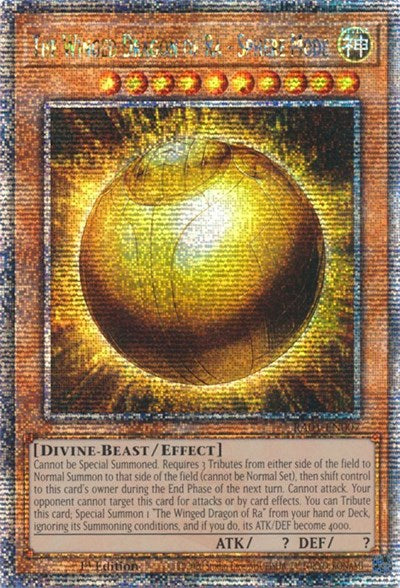 The Winged Dragon of Ra - Sphere Mode (Quarter Century Secret Rare) [RA01-EN007-QCSR]