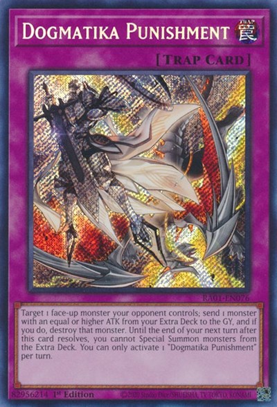 Dogmatika Punishment (Secret Rare) [RA01-EN076-SeR]