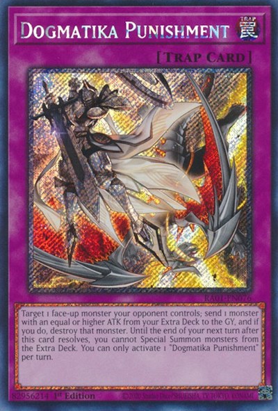 Dogmatika Punishment (Platinum Secret Rare) [RA01-EN076-PlSR]