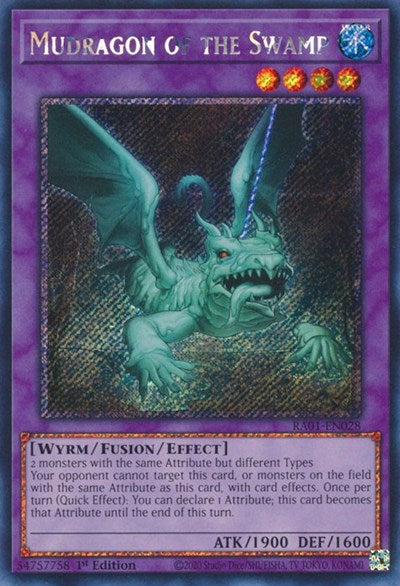 Mudragon of the Swamp (Platinum Secret Rare) [RA01-EN028-PlSR]