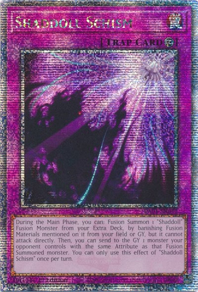 Shaddoll Schism (Quarter Century Secret Rare) [RA01-EN077-QCSR]