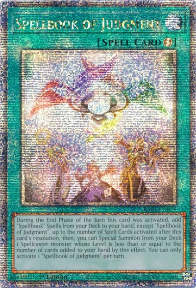 Spellbook of Judgment (Quarter Century Secret Rare) [RA01-EN054-QCSR]