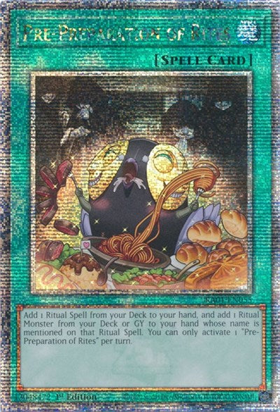 Pre-Preparation of Rites (Quarter Century Secret Rare) [RA01-EN055-QCSR]