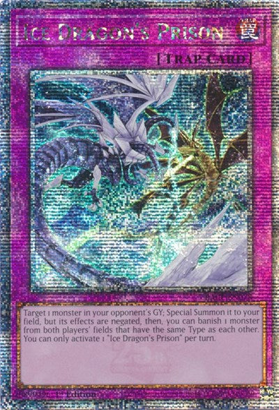 Ice Dragon's Prison (Quarter Century Secret Rare) [RA01-EN078-QCSR]