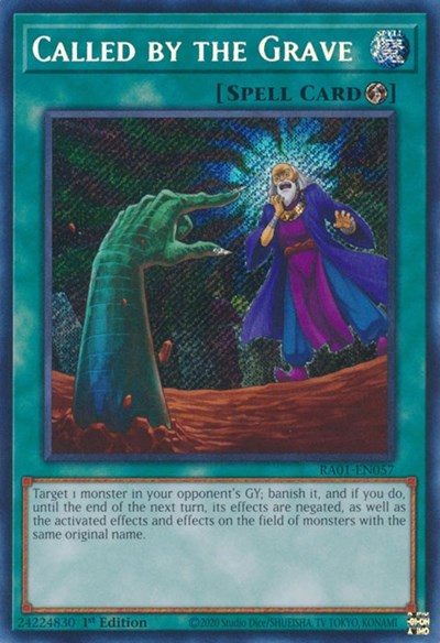 Called by the Grave (Secret Rare) [RA01-EN057-SeR]