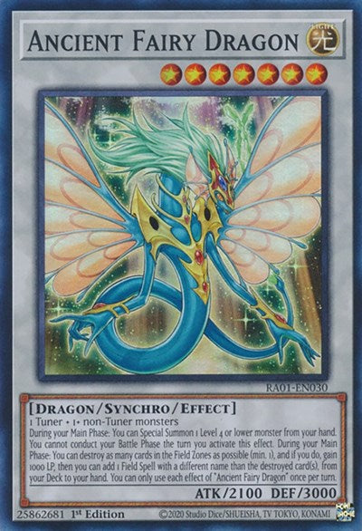 Ancient Fairy Dragon (Super Rare) [RA01-EN030-SuR]