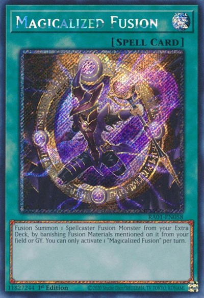 Magicalized Fusion (Platinum Secret Rare) [RA01-EN058-PlSR]