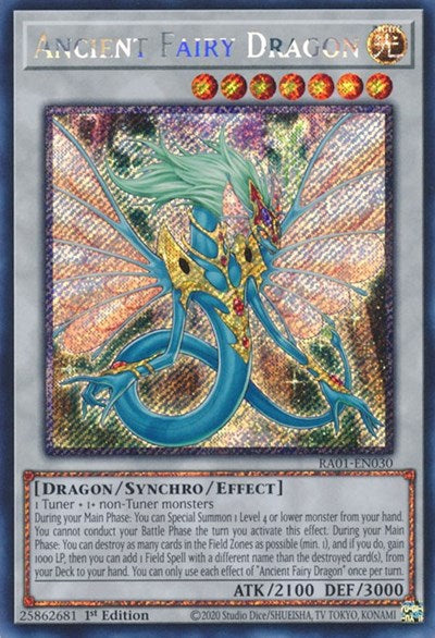 Ancient Fairy Dragon (Platinum Secret Rare) [RA01-EN030-PlSR]