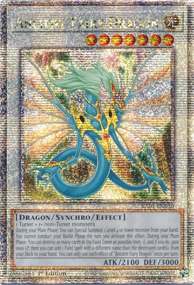 Ancient Fairy Dragon (Quarter Century Secret Rare) [RA01-EN030-QCSR]