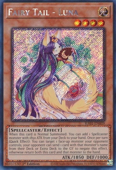 Fairy Tail - Luna (Platinum Secret Rare) [RA01-EN009-PlSR]