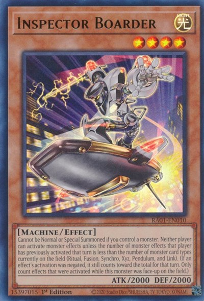 Inspector Boarder (Ultra Rare) [RA01-EN010-UR]