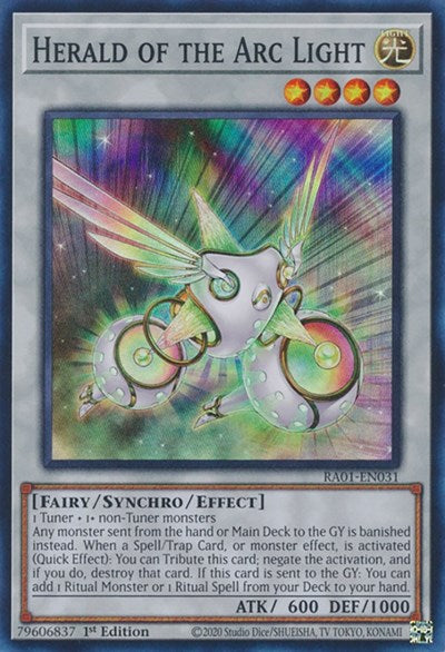 Herald of the Arc Light (Super Rare) [RA01-EN031-SuR]