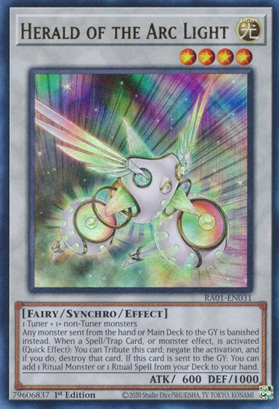 Herald of the Arc Light (Ultra Rare) [RA01-EN031-UR]