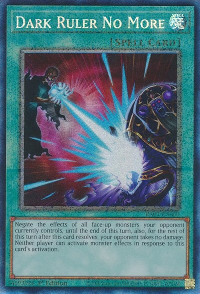 Dark Ruler No More (Prismatic Collector's Rare) [RA01-EN060-PCR]