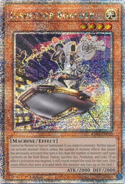 Inspector Boarder (Quarter Century Secret Rare) [RA01-EN010-QCSR]