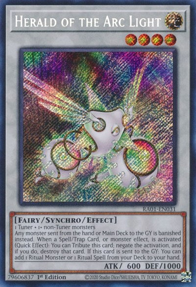 Herald of the Arc Light (Secret Rare) [RA01-EN031-SeR]