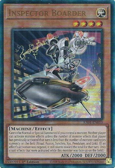 Inspector Boarder (Prismatic Ultimate Rare) [RA01-EN010-PUR]