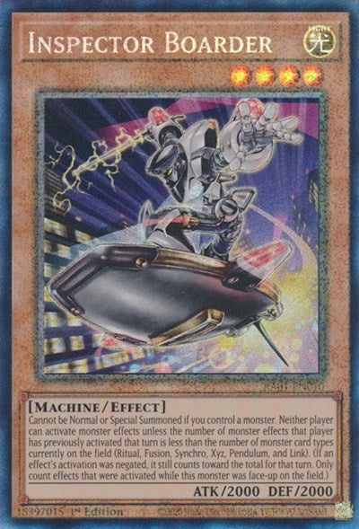 Inspector Boarder (Prismatic Collector's Rare) [RA01-EN010-PCR]