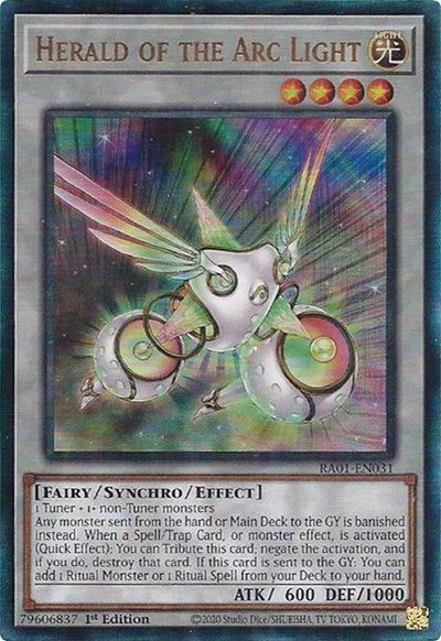 Herald of the Arc Light (Prismatic Ultimate Rare) [RA01-EN031-PUR]