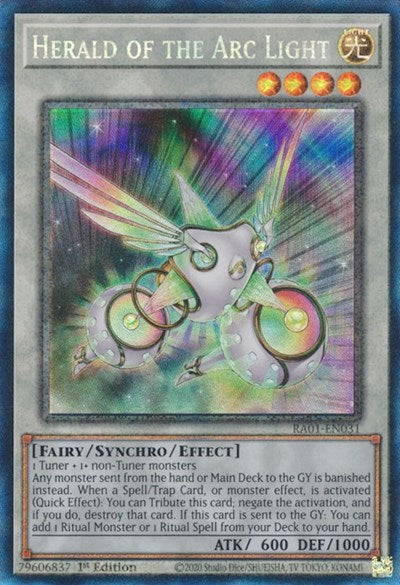 Herald of the Arc Light (Prismatic Collector's Rare) [RA01-EN031-PCR]