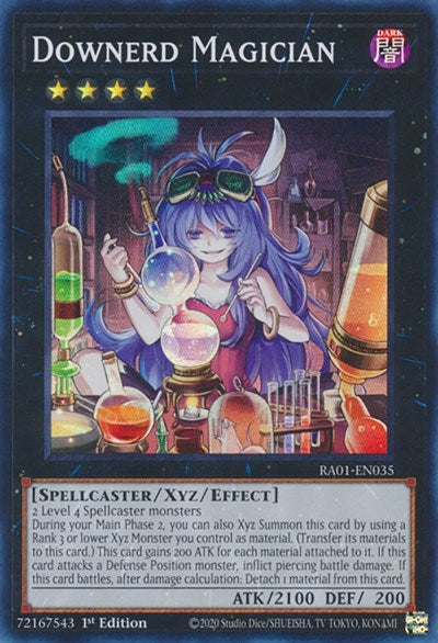 Downerd Magician (Super Rare) [RA01-EN035-SuR]