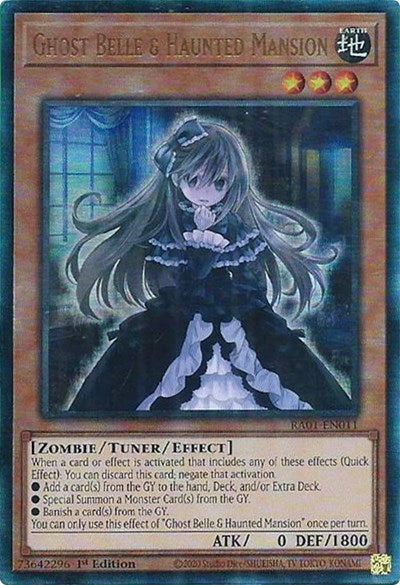 Ghost Belle & Haunted Mansion (Prismatic Ultimate Rare) [RA01-EN011-PUR]