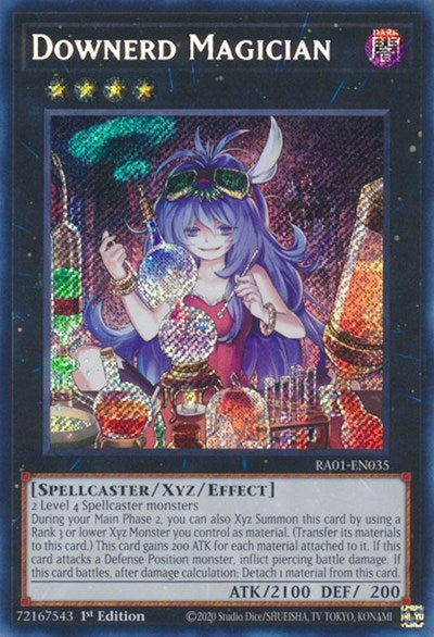 Downerd Magician (Secret Rare) [RA01-EN035-SeR]