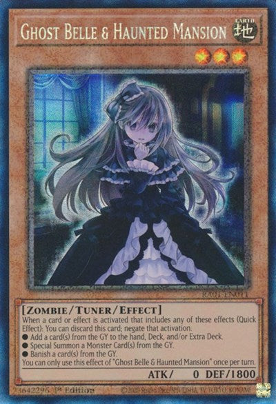 Ghost Belle & Haunted Mansion (Prismatic Collector's Rare) [RA01-EN011-PCR]