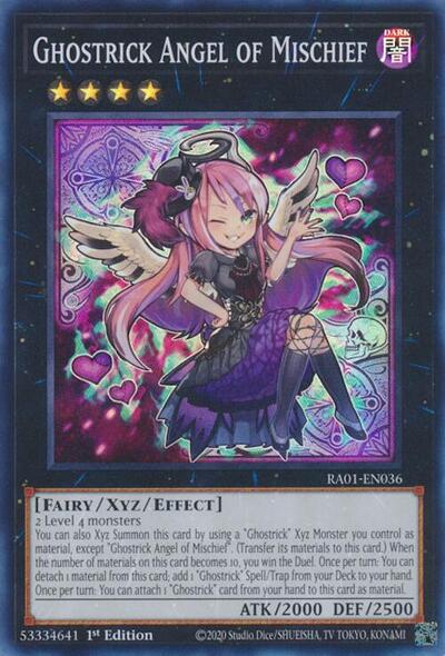 Ghostrick Angel of Mischief (Super Rare) [RA01-EN036-SuR]