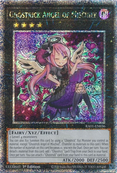 Ghostrick Angel of Mischief (Quarter Century Secret Rare) [RA01-EN036-QCSR]